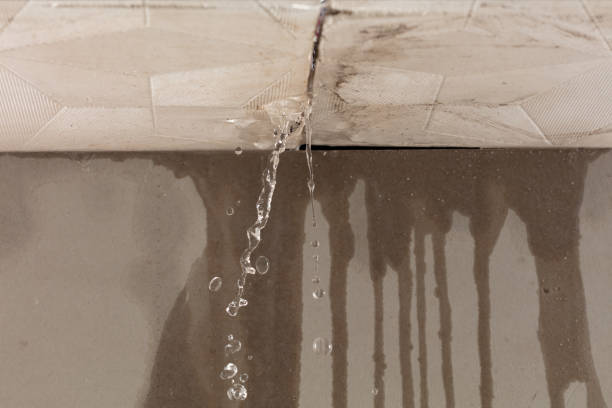 Professional Water Damage Restoration technician working in Kingsbury, TX